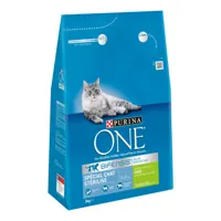 purina one spécial chat stérilisé à la dinde - lot % : 2 x 3 kg