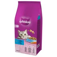 whiskas 1+ adult, thon - lot % : 2 x 14 kg