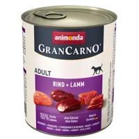 animonda grancarno original adult 6 x 800 g - bœuf, agneau