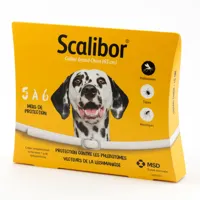 scalibor® collier antiparasitaire - 2 colliers grand chien, 65 cm