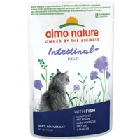 almo nature intestinal help au poisson pâtée pour chat (70 g) 30 x 70 g