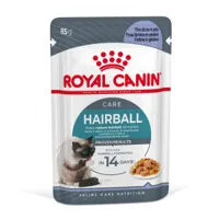 royal canin hairball care en gelée pâtée pour chat (85 g) 4 boîtes (48 x 85 g)
