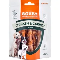 boxby bâttonets au poulet et carottes pour chien 5 x 100 g