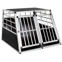 cage de transport pour chien double dos droit