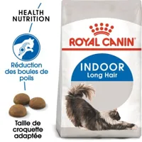 royal canin indoor long hair croquettes chat 2 kg