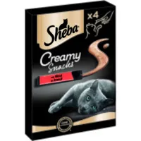 sheba sachets creamy snacks bœuf 44x12 g