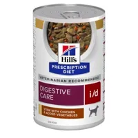 hill's prescription diet digestive care i/d ragoût au poulet et aux légumes 12x354g