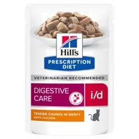 hill's prescription diet digestive care i/d poulet 12x85 g