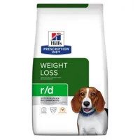 hill's prescription diet r/d croquettes chien weight reduction 10 kg