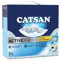 catsan litière active fresh pour chat 5l