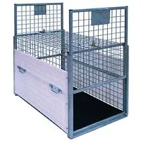 cage de transport spéciale capture chien