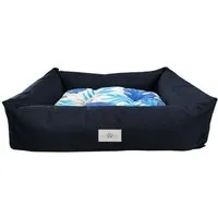 sofa rectangulaire bleu