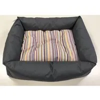 sofa rectangulaire gris