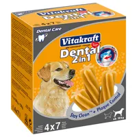 12x180g dental 3in1 taille m vitakraft - friandises pour chien