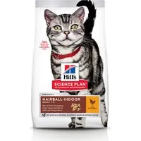 2x10kg adult 1-6 hairball control poulet pour chat hill's science plan