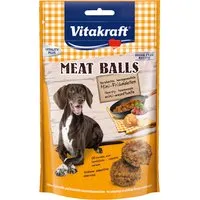 6x80g meat balls vitakraft - friandises pour chien