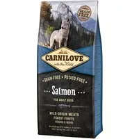 2x12kg adult saumon carnilove - croquettes pour chien