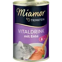 6x135ml boisson miamor trinkfein canard - friandises pour chat