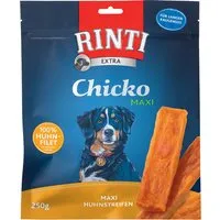2x250g maxi morceaux de poulet chicko rinti - friandises pour chien