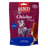6x80g rinti chicko plus cuisses de canard - friandises pour chien