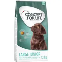 2x12kg large junior concept for life - croquettes pour chien