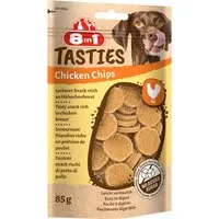 3x85g 8in1 tasties chips de poulet - friandises pour chien