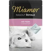 12x100g ragoût royal à la crème miamor - nourriture pour chat