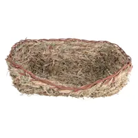 lit de foin et d'herbes pour lapin l33 l12 h26 cm trixie - lit et niche pour rongeurs