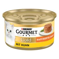 24x85g timbales : poulet gold gourmet nourriture humide pour chat