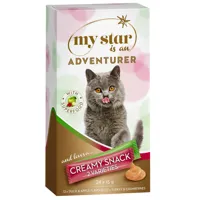 48x15g my star is an adventurer crème superfood - friandises pour chat