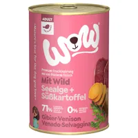 6x 400g wow adult wild nourriture pour chien humide
